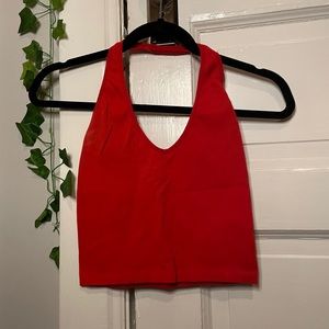 Red Urban Outfitters UO Halter Top Bralette